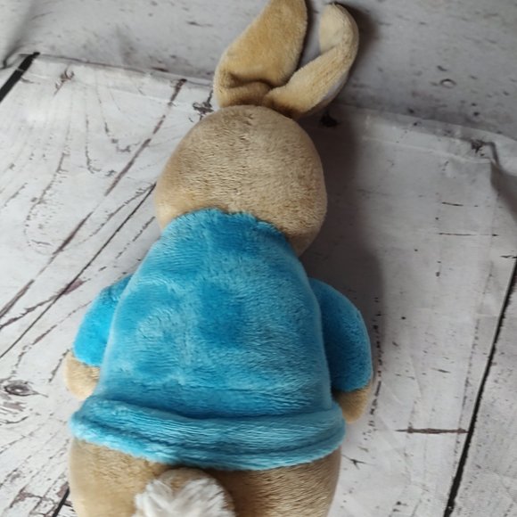 peter rabbit plush Stuffed Bunny beatrix potter lovey 10" - Picture 4 of 6